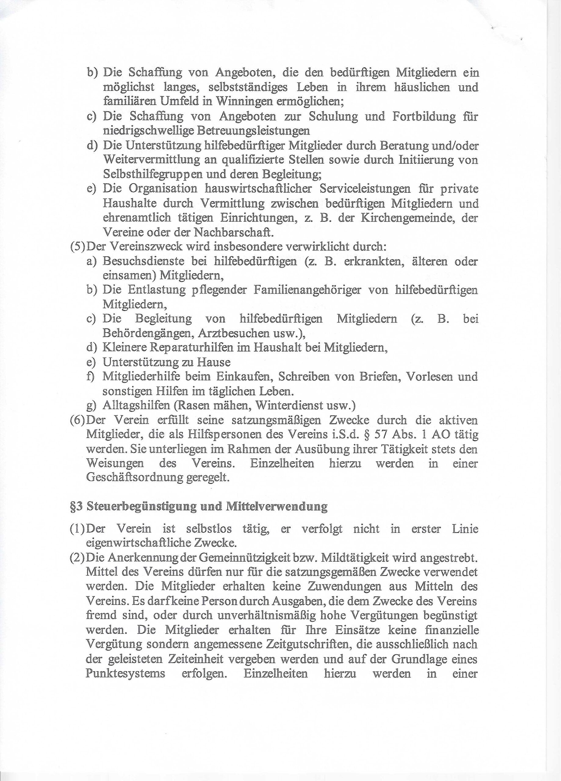 Satzung Seite 2 von 7